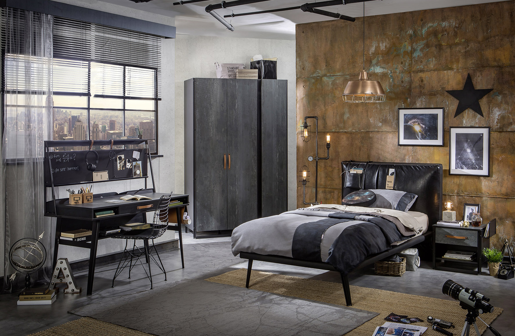designovy-nabytek-pro-studenta-dark-metal